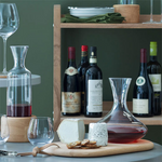 lsa signature wine carafe and oak cheese board set lifestyle
