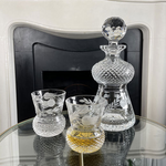 royal scot crystal thistle shape fos decanter with tumblers gift set lifestyle