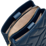 radley quilted blue crossbo