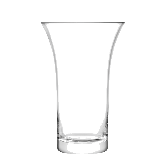 This Flower Flared Bouquet Vase, H26cm by LSA has a flared edge with thick glass.