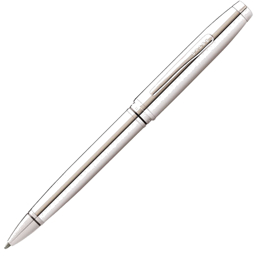 This Chrome Coventry Ballpoint Pen was designed by Cross.