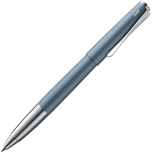 This is the LAMY Studio Glacier Blue Rollerball Pen.