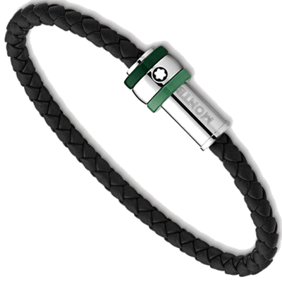 montblanc green iced sea bracelet