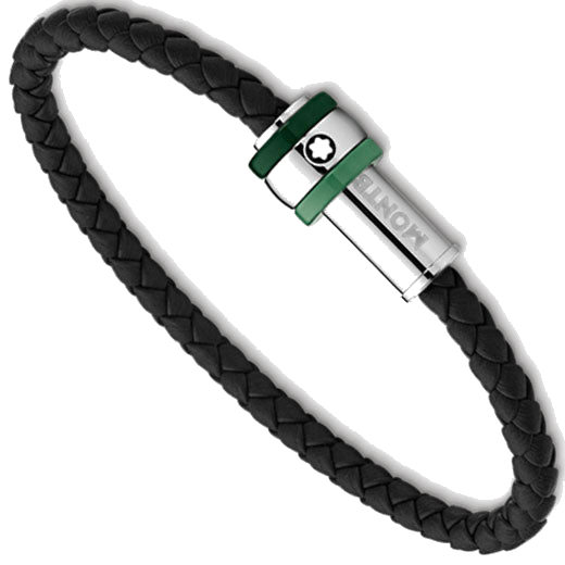 montblanc green iced sea bracelet