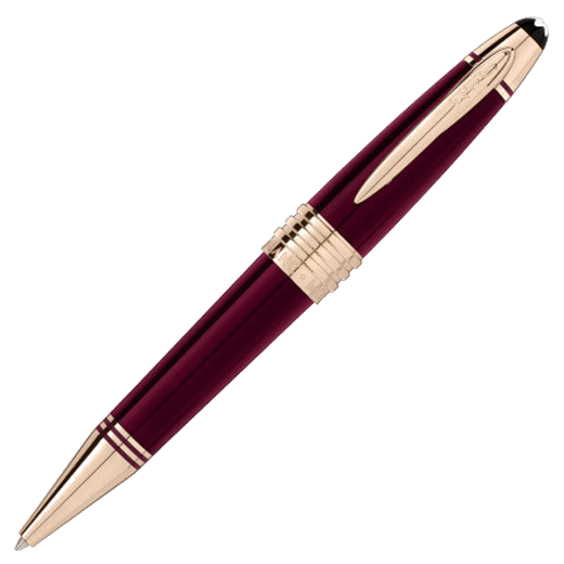 The Montblanc bordeaux special edition JFK ballpoint pen.