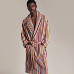 paul smith signature stripe towel dressing gown