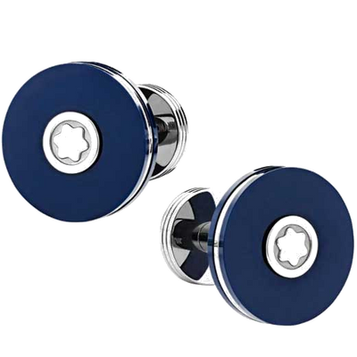 montblanc pix navy cufflink