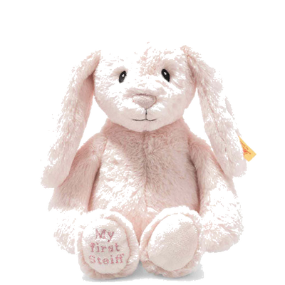 steiff rose pink my first hoppie rabbit