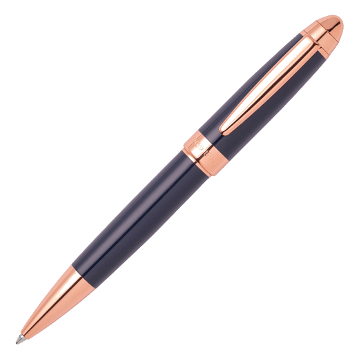 blue rose gold ballpoint hu