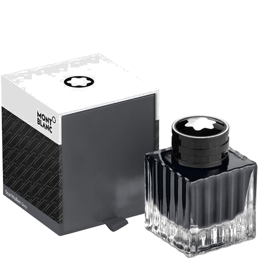 montblanc grey starwalker ink bottle
