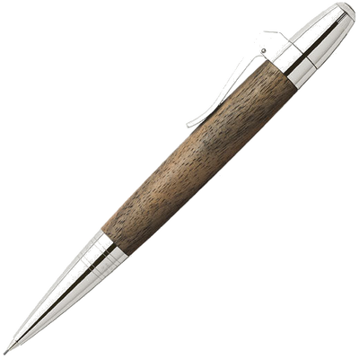 graf von faber castell magnum series walnut wood propelling pencil