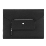 montblanc black leather pou 2
