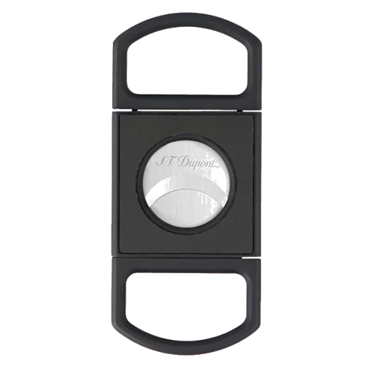 This Matt Black Cigar Cutter is designed by S.T. Dupont.