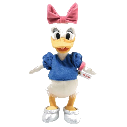 The 85th Anniversary Disney Daisy Duck by Steiff.