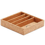 wolf 1834 x analog shift 1976 natural cork watch strap tray side