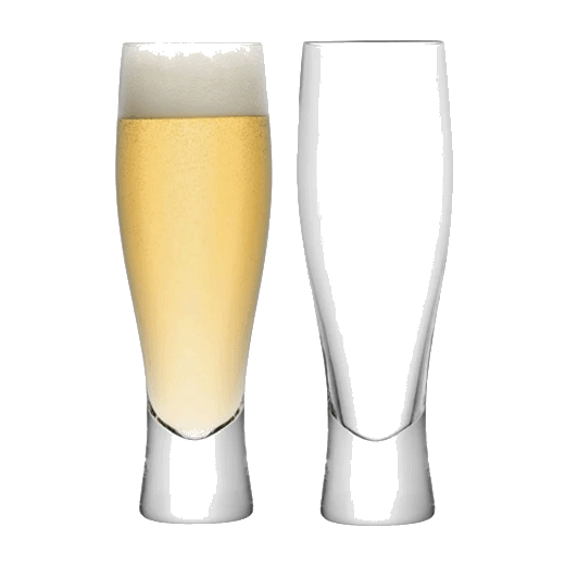 Signature Lager Glasses Bar x 2 by LSA International