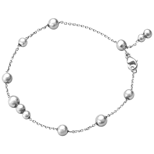 Oxidised Sterling Silver Moonlight Grapes Bracelet designed by Georg Jensen.