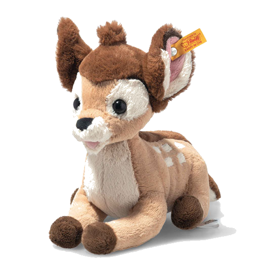 This is Soft Cuddly Friends Disney Originals Bambi designed by Steiff.