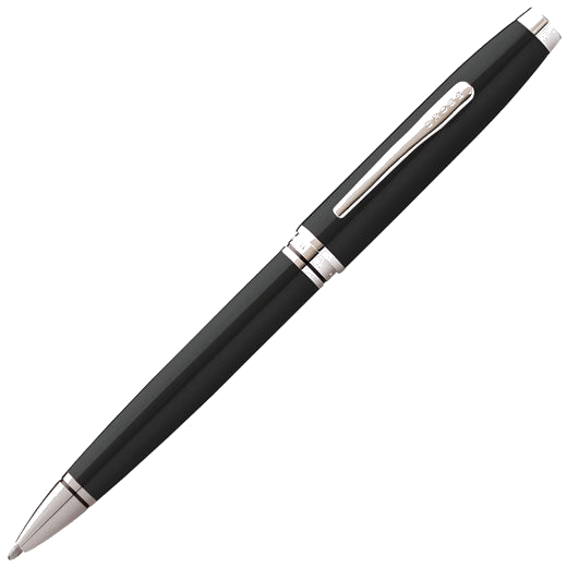cross coventry black lacquer ballpoint pen