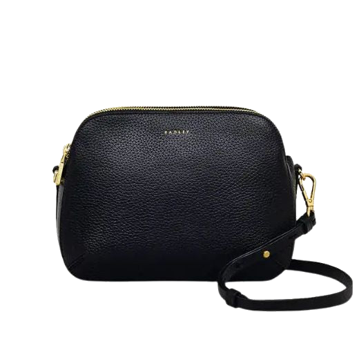 The Dukes Place Black Medium Ziptop Cross Body Bag by Radley.