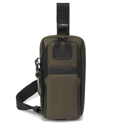 tumi compact sling olive