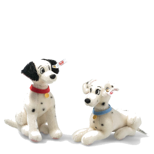 This is Disney's 101 Dalmatians Set designed by Steiff.