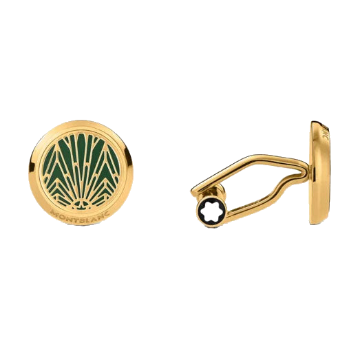 green origin cufflinks mont