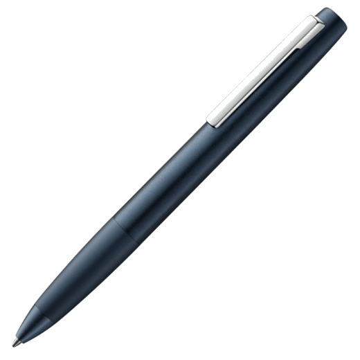 This Studio Deep Dark Blue Special Edition Ballpoint Pen by LAMY has a polished chrome clip that you are able to personalise with engraving.