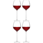 lsa signature red wine glasses set of 4