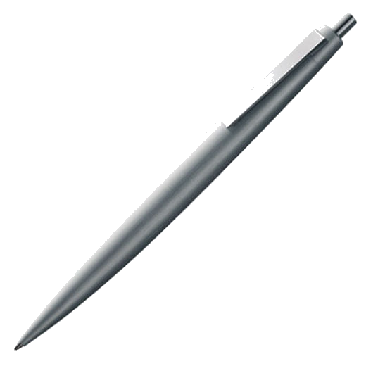 LAMY 2000 Ballpoint Pen, Brushed Stainless Steel.