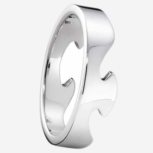 Georg Jensen Fusion Ring in White Gold.