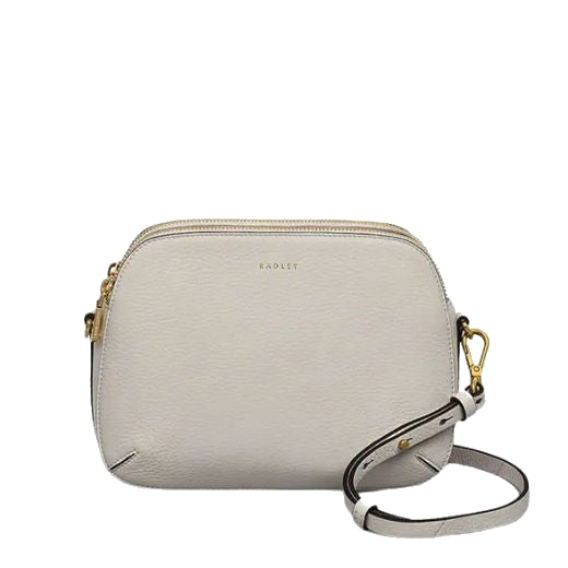 The Duke's Place Chalk Grained Leather Cross Body Bag by Radley.
