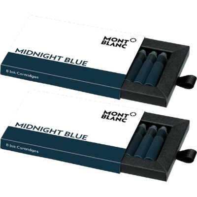 montblanc midnight blue ink cartridges 2