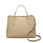 1 dukes place stone leather medium zip top multiway bag 110671