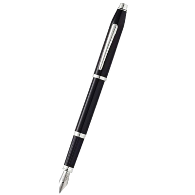 cross century black lacquer fountain pen 1