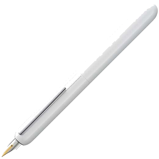 This is the LAMY Shiny Lacquer Pianowhite Dialog 3 Fountain Pen.