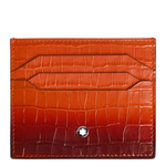 1 atelier cayenna croco leather 6cc card holder mb199474