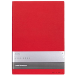 hugo boss essential storyline a5 red lined notebook