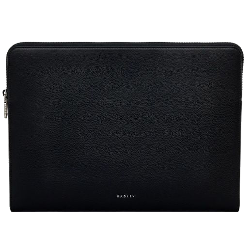 The Commute Street Women's Black Medium Laptop Pouch by Radley.