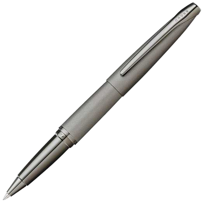 cross brushed titanium gray atx rollerball pen