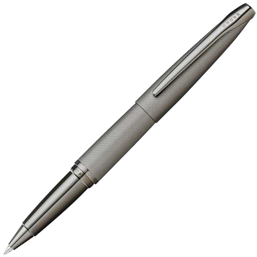 cross brushed titanium gray atx rollerball pen