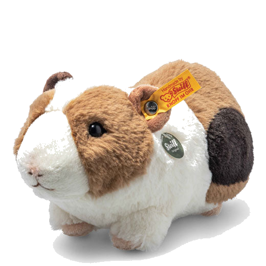 Thsi Teddies for Tomorrow Dalle the Guinea Pig is designed by Steiff.