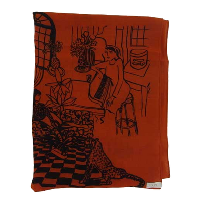 paul smith orange scarf