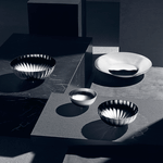 This Stainless Steel Bernadotte Large Bowl by Georg Jensen looks great paired with the medium and small bowls as a set.