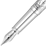 yard o led victorian silver viceroy fountain pen nib