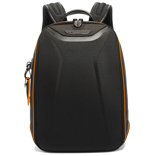 This TUMI McLaren Halo Backpack features padded shoulder straps.