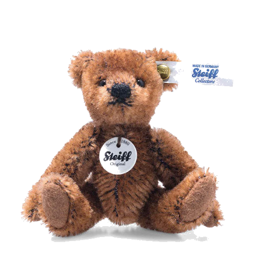 This Mini Brown Teddy Bear has been designed by Steiff.