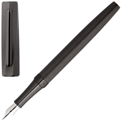 boss gun grey twist fountain pen