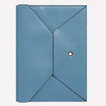 This Montblanc Notebook holder is made from a smooth blue leather.