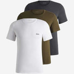 3-Pack Cotton Crew Neck Assorted T-Shirts Regular